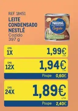 Makro Leite condensado nestlé cozido promoção
