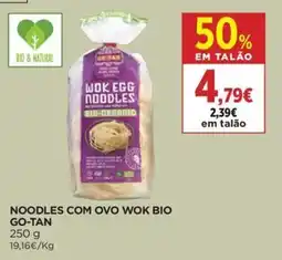 Supercor Noodles com ovo wok bio go-tan promoção