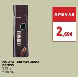Supercor molho teriyaki zero prozis promoção