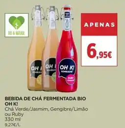 Supercor bebida de chá fermentada bio oh ki promoção