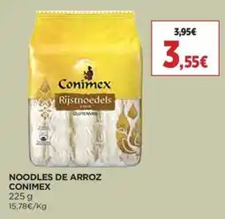 Supercor Noodles de arroz conimex promoção