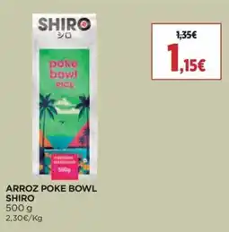 Supercor Arroz poke bowl shiro promoção