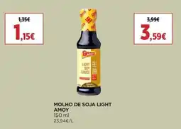 Supercor molho de soja light amoy promoção
