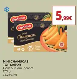 Supercor mini chamuças top sabor promoção