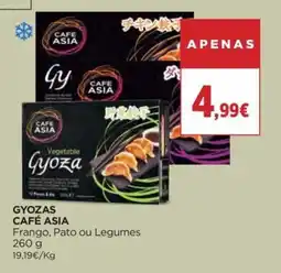Supercor Gyoza café asia promoção