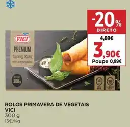 Supercor rolos primavera de vegetais vici promoção
