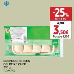 Supercor Crepes chineses gelpeixe chef promoção