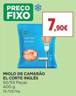 Supercor miolo de camarão el corte inglês promoção