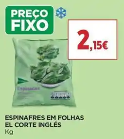 Supercor Espinacas el corte inglés promoção