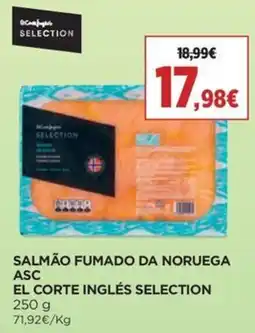 Supercor salmão fumado da noruega asc el corte inglés selection promoção