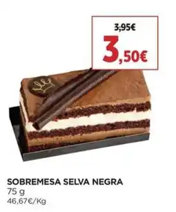 Supercor Sobremesa selva negra promoção