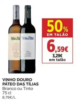 Supercor Vinho douro pátéo das tílias promoção