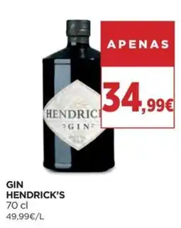 Supercor gin hendrick's promoção