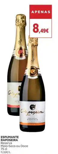 Supercor Espumante Raposeira Reserva promoção
