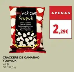 Supercor Crackers de camarão youwok promoção
