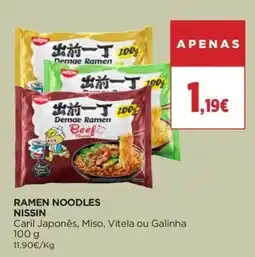 Supercor Ramen noodles nissin promoção