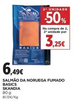 Supercor Salmão da noruega fumado basics skandia promoção