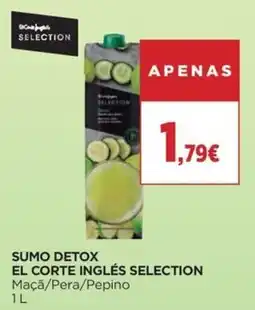 Supercor Sumo detox el corte inglés selection promoção