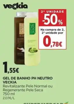 Supercor gel de banho ph neutro veckia promoção