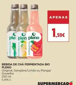 Supercor bebida de chá fermentada bio pleno promoção