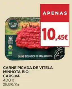 Supercor Carne picada de vitela minhota bio carsiva promoção