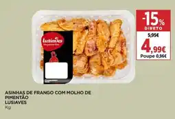 Supercor Asinhas de frango com molho de pimentão lusiaves promoção