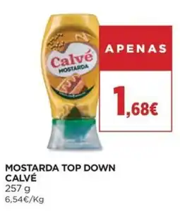 Supercor Mostarda top down calvé promoção