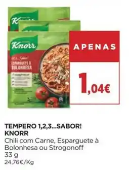 Supercor Tempero 1,2,3...sabor! Knorr promoção