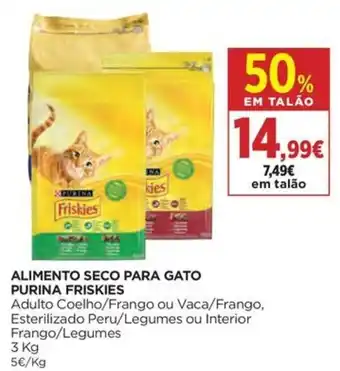 Alimento seco para gato purina friskies