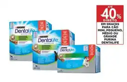 Supercor Em snacks para cão mini, pequeno, médio ou grande purina dentalife promoção