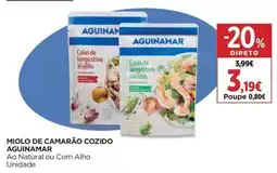 Supercor miolo de camarão cozido aguinamar promoção