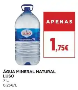 Supercor Água mineral natural luso promoção