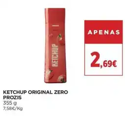 Supercor Ketchup original zero prozis promoção