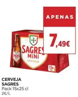 Supercor Cerveja sagres mini promoção
