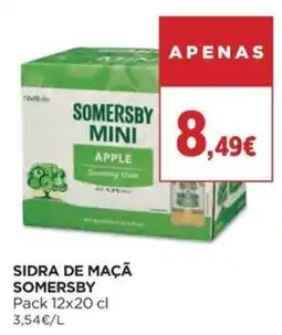 Supercor Sidra de maçã somersby promoção