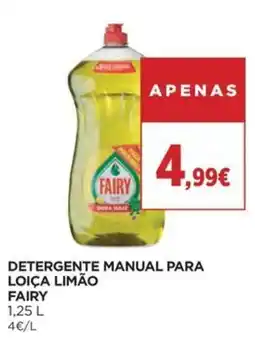 Supercor detergente manual para loiça limão fairy promoção