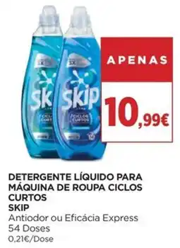 Supercor Detergente líquido para máquina de roupa ciclos curtos skip promoção
