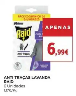 Supercor Anti traças lavanda raid promoção