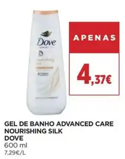 Supercor gel de banho advanced care nourishing silk dove promoção