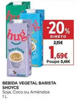 Supercor Bebida vegetal barista shoyce promoção
