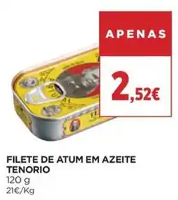 Supercor Filete de atum em azeite tenorio promoção