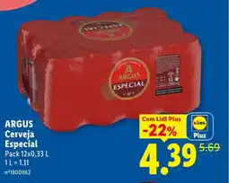 Lidl Argus Cerveja Especial promoção