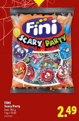 Lidl Scary party promoção