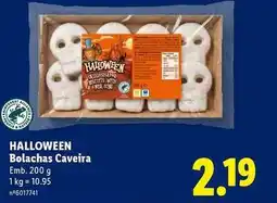 Lidl Bolachas caveira promoção