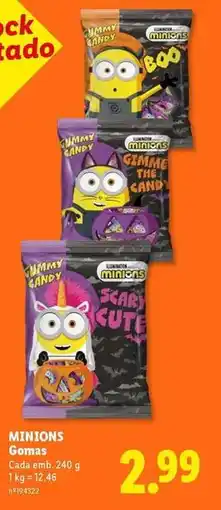 Lidl Candy - minions gomas promoção