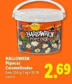 Lidl Pipocas caramelizadas promoção