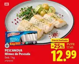 Lidl Pescanova - mimos de pescada promoção