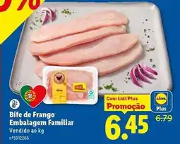 Lidl com - bife de frango embalagem familiar promoção