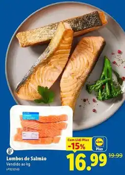 Lidl com - lombos de salmão promoção
