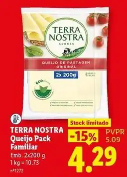 Lidl Terra nostra - queijo pack familiar promoção